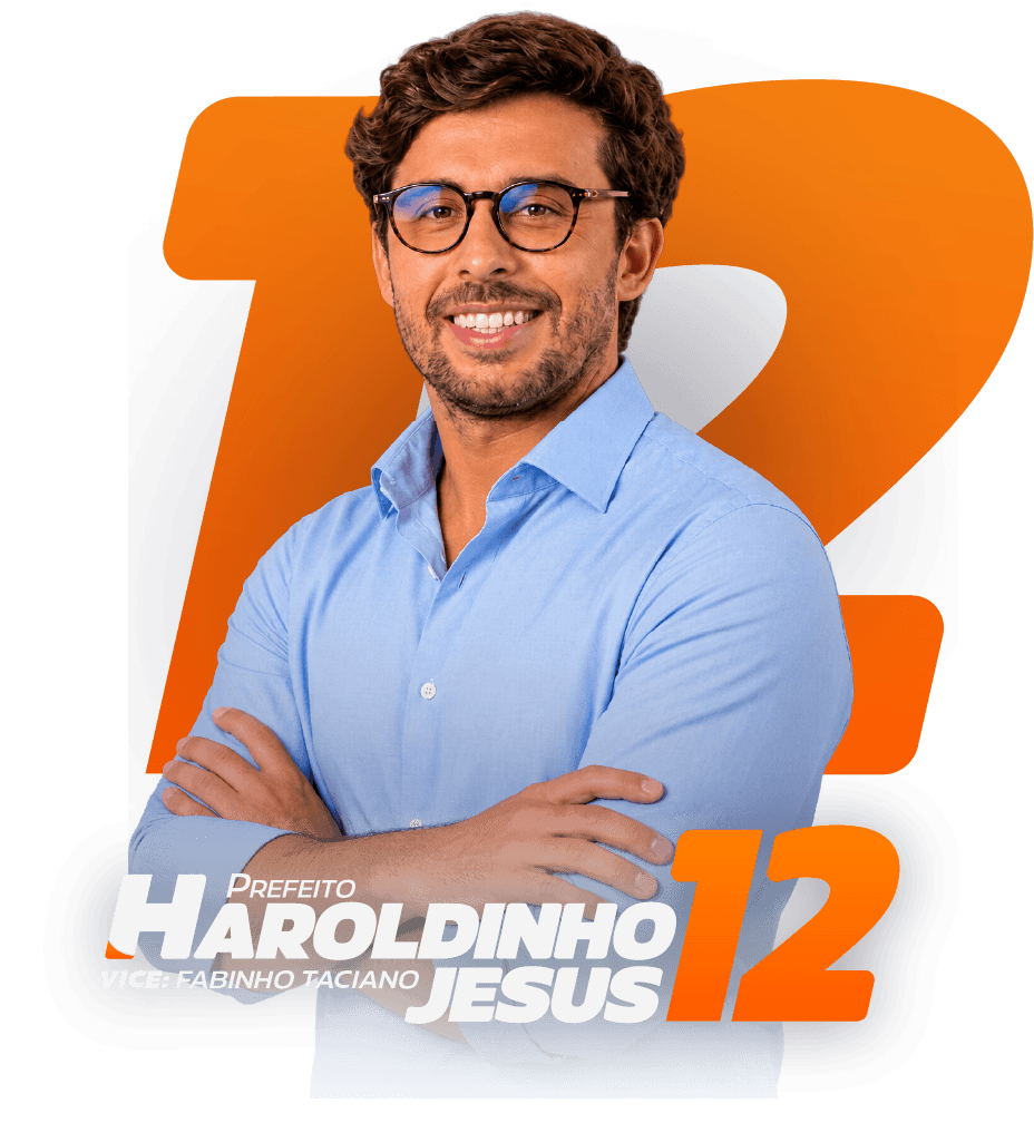 Haroldinho, candidato a prefeito de Itaguaí, número 12