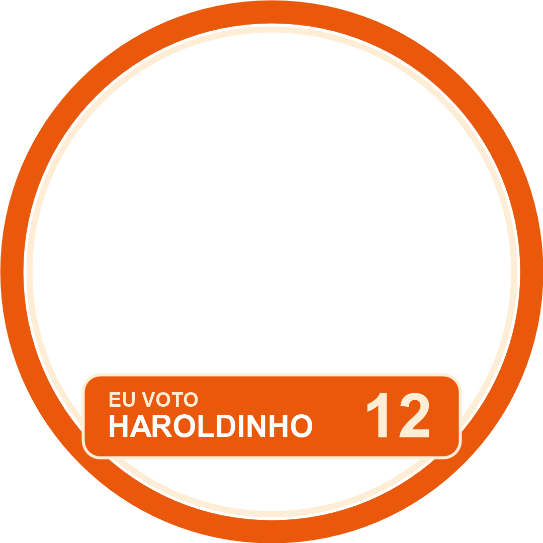 Moldura Eu Voto Haroldinho 12